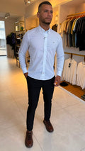 Social Xadrez Tommy Hilfiger Manga longa