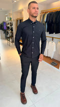Social Xadrez Tommy Hilfiger Manga longa