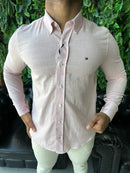 Social Manga Longa de Linho Tommy Hilfiger