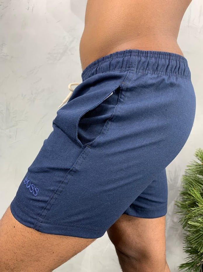 Short de Linho Hugo Boss