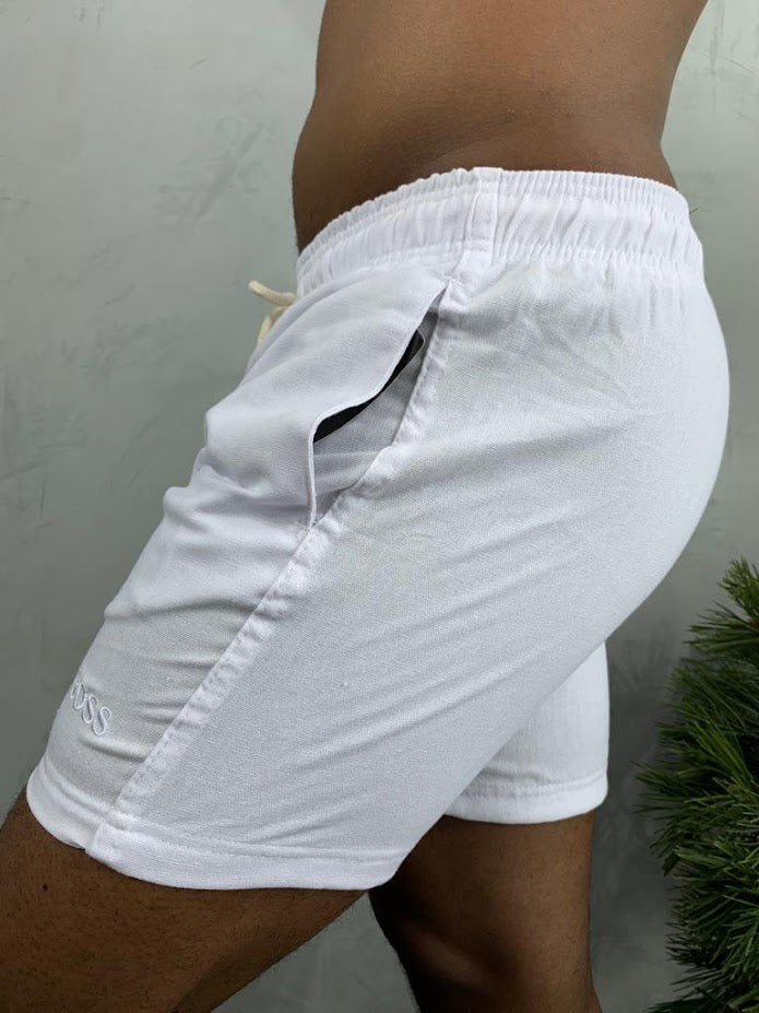 Short de Linho Hugo Boss