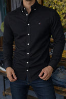 Kit 3 Camisas Social Tommy Hilfiger Manga Longa