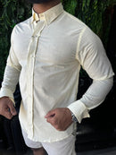 Social Manga Longa de Linho Aramis