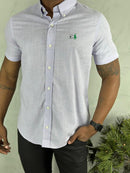 Social Manga Curta de Linho Ralph Lauren