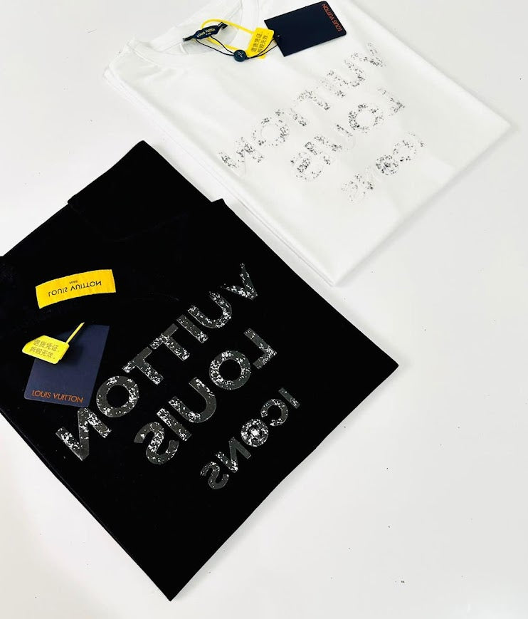 T-Shirt Premium Louis Vuitton Letter Mix