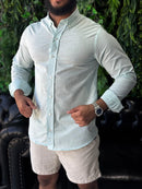 Social Manga Longa de Linho Aramis