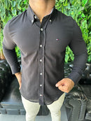 Social Manga Longa de Linho Tommy Hilfiger