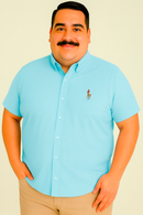 Social Ralph Lauren Plus Size Manga Curta