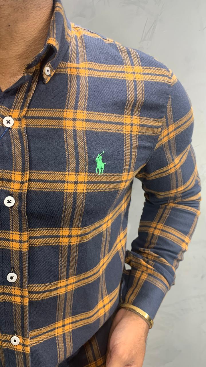 Social Ralph Lauren Manga Longa Flanelada