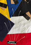 T-shirt Boss mono contrast accent