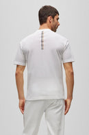 T-shirt Boss mono contrast accent