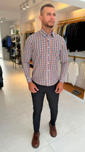 Social Xadrez Tommy Hilfiger Manga longa
